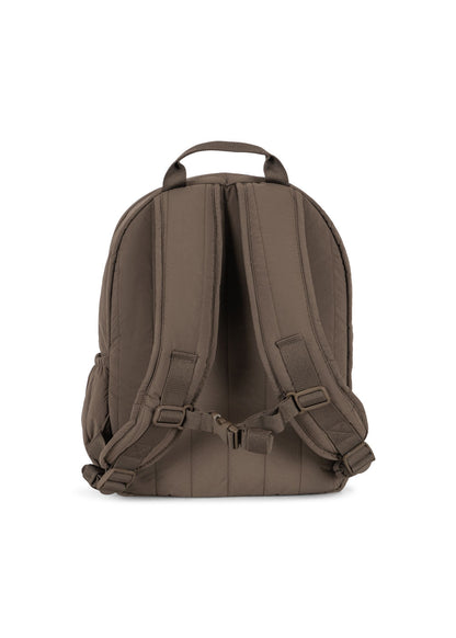 Konges Slojd Konges Slojd Juno Quilted Backpack Rugzak Midi - Walnut - Decomusy