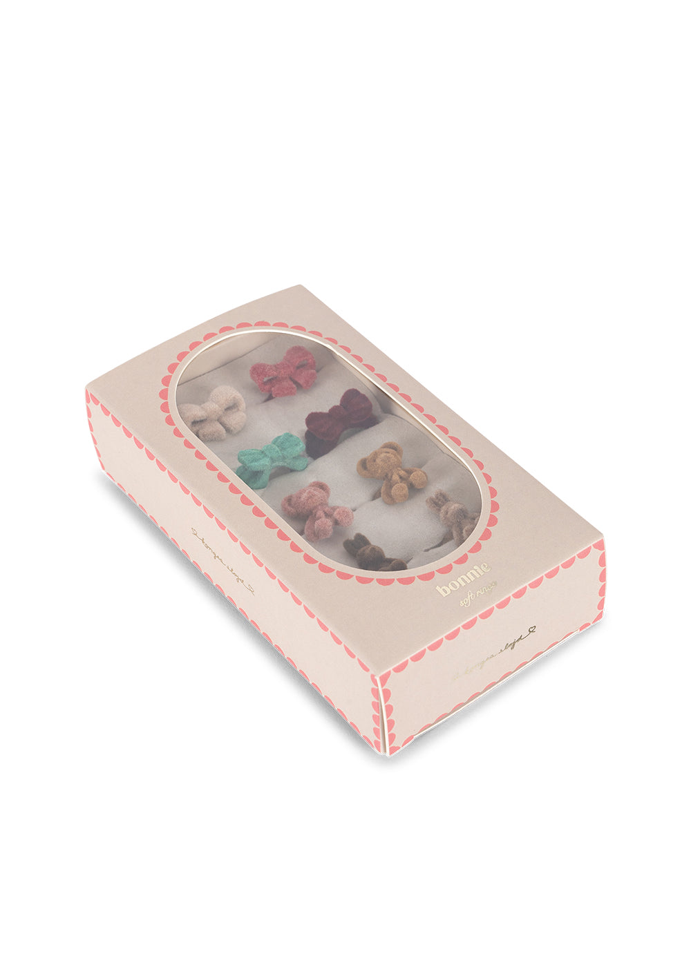 Konges Slojd Konges Slojd Bonnie Ring set van 8 - Misty Rose - Decomusy