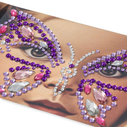 Konges Slojd Konges Slojd Butterfly Face Jewels - Vlinder Gezichtsjuwelen - Purple Rain - Decomusy