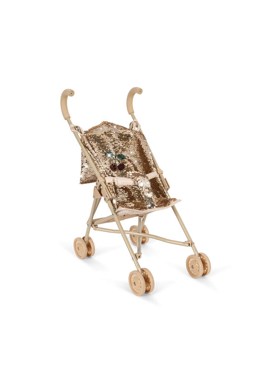 Konges Slojd Konges Sløjd Sparkly Doll Stroller - Poppenwagen - Cherry - Decomusy