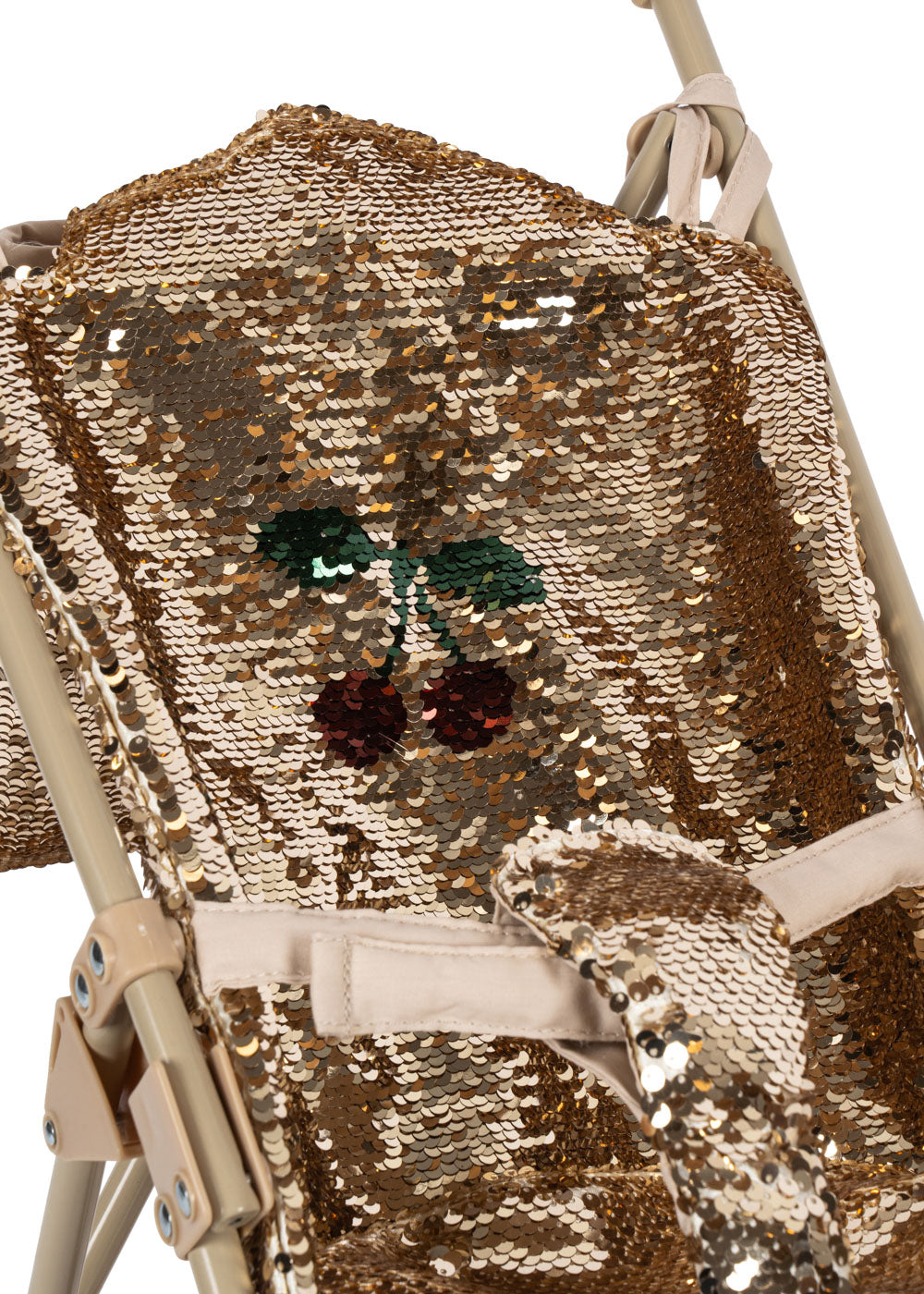 Konges Slojd Konges Sløjd Sparkly Doll Stroller - Poppenwagen - Cherry - Decomusy