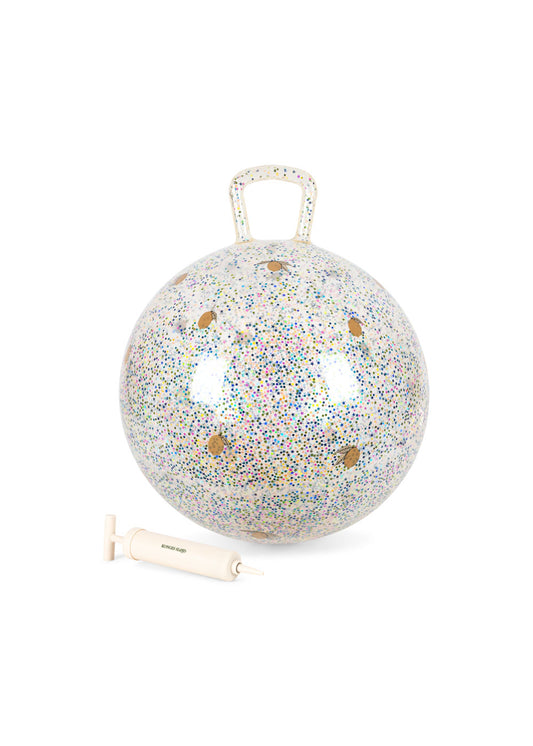 Konges Slojd Konges Slojd Glitter Jump Ball - Skippybal - Springbal - Ø50cm - Lemon - Decomusy