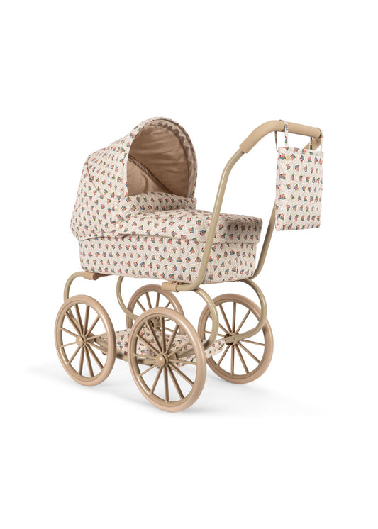 Konges Slojd Konges Sløjd Minnie Doll Pram - Poppenwagen Opvouwbaar - Verona Blues - Decomusy