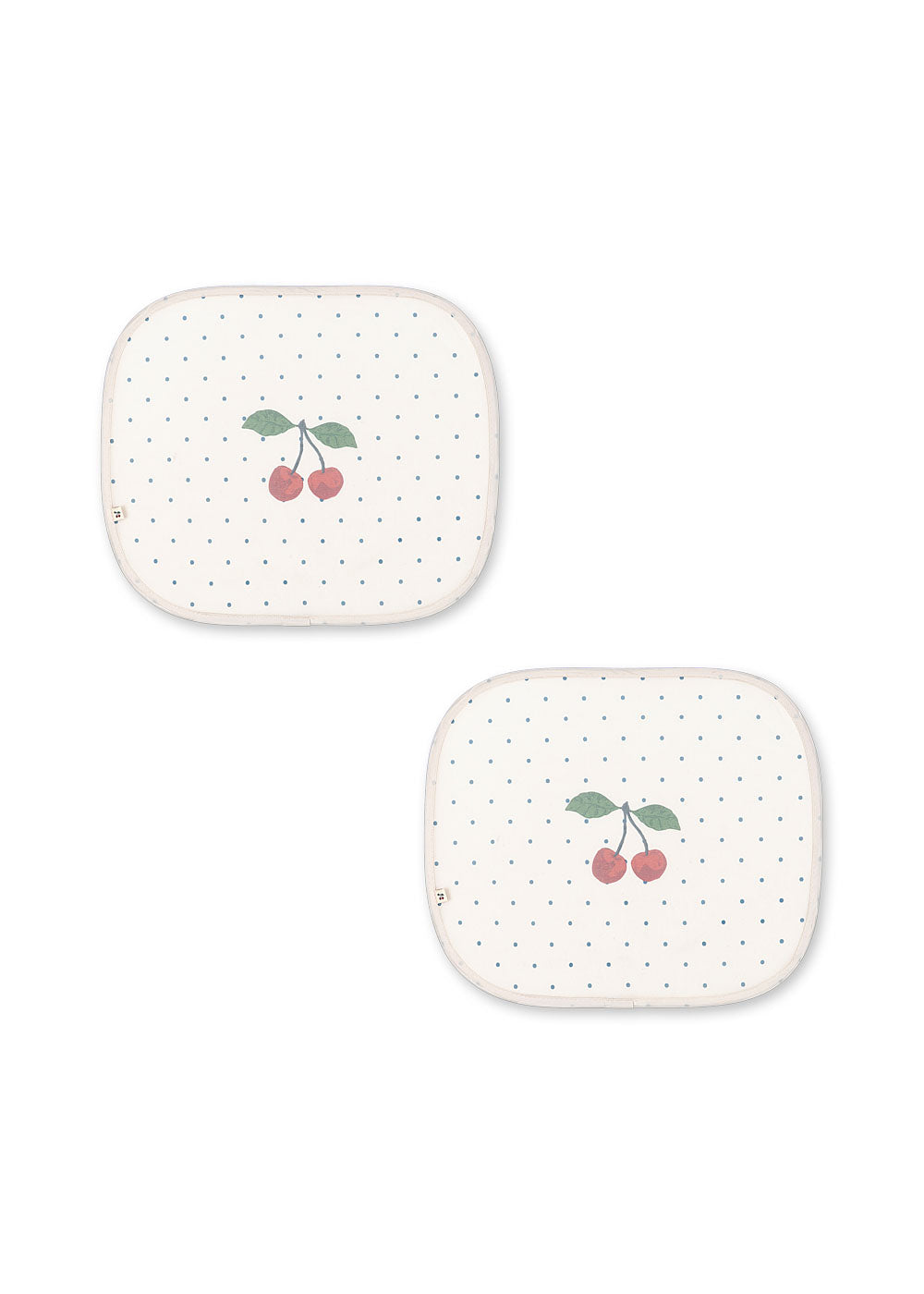 Konges Slojd Konges Slojd 2 Pak Auto Zonnescherm - Navy Dot - Decomusy