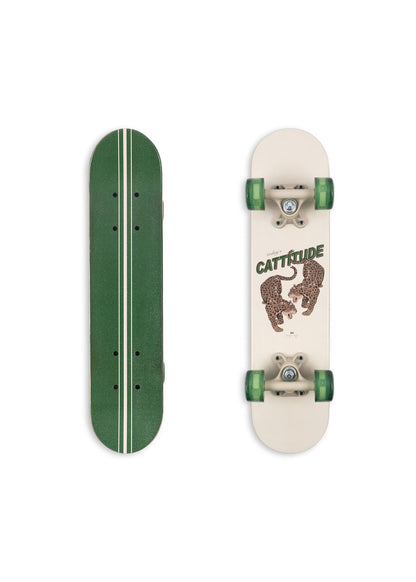 Konges Slojd Konges Slojd Skateboard met verlichte wielen - 38x29x36 - Cattitude - Decomusy