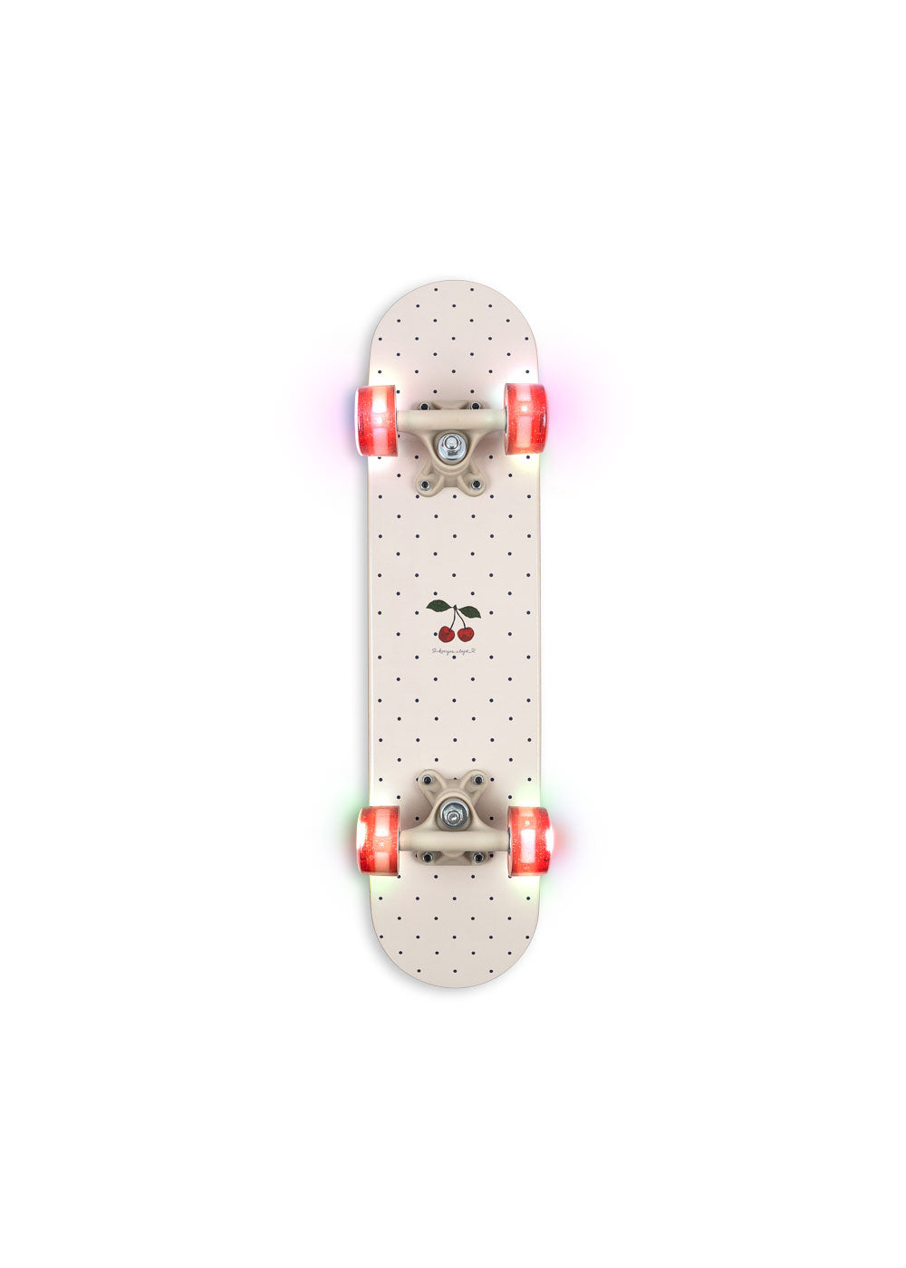 Konges Slojd Konges Slojd Skateboard met verlichte wielen - 38x29x36 - Navy Dots - Decomusy