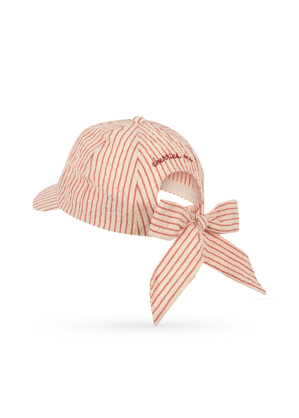 Konges Slojd Konges Slojd Ellie Bow Cap Amour Stripe 2-4 jaar - Decomusy