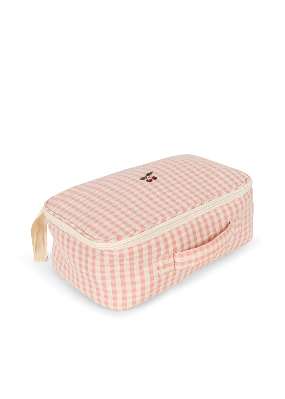 Konges Slojd Poppenverzorgingsset in Koffer – met Babypop & Accessoires Pink Check