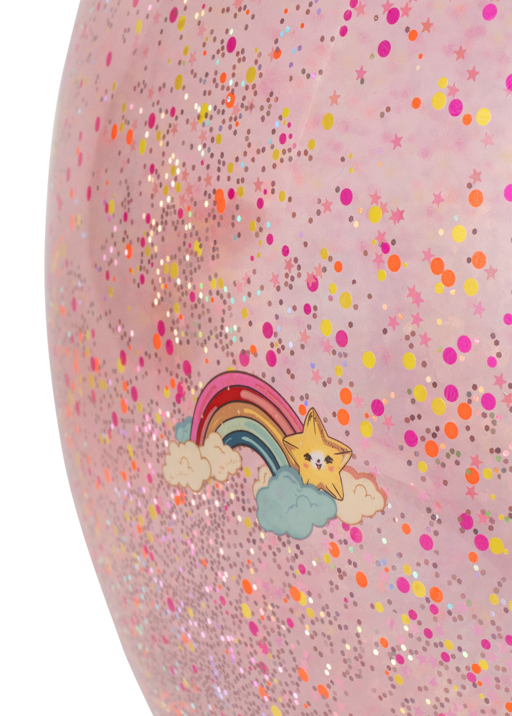 Konges Slojd Glitter Jump Ball - Skippybal - Springbal - Ø50cm - Rainbow