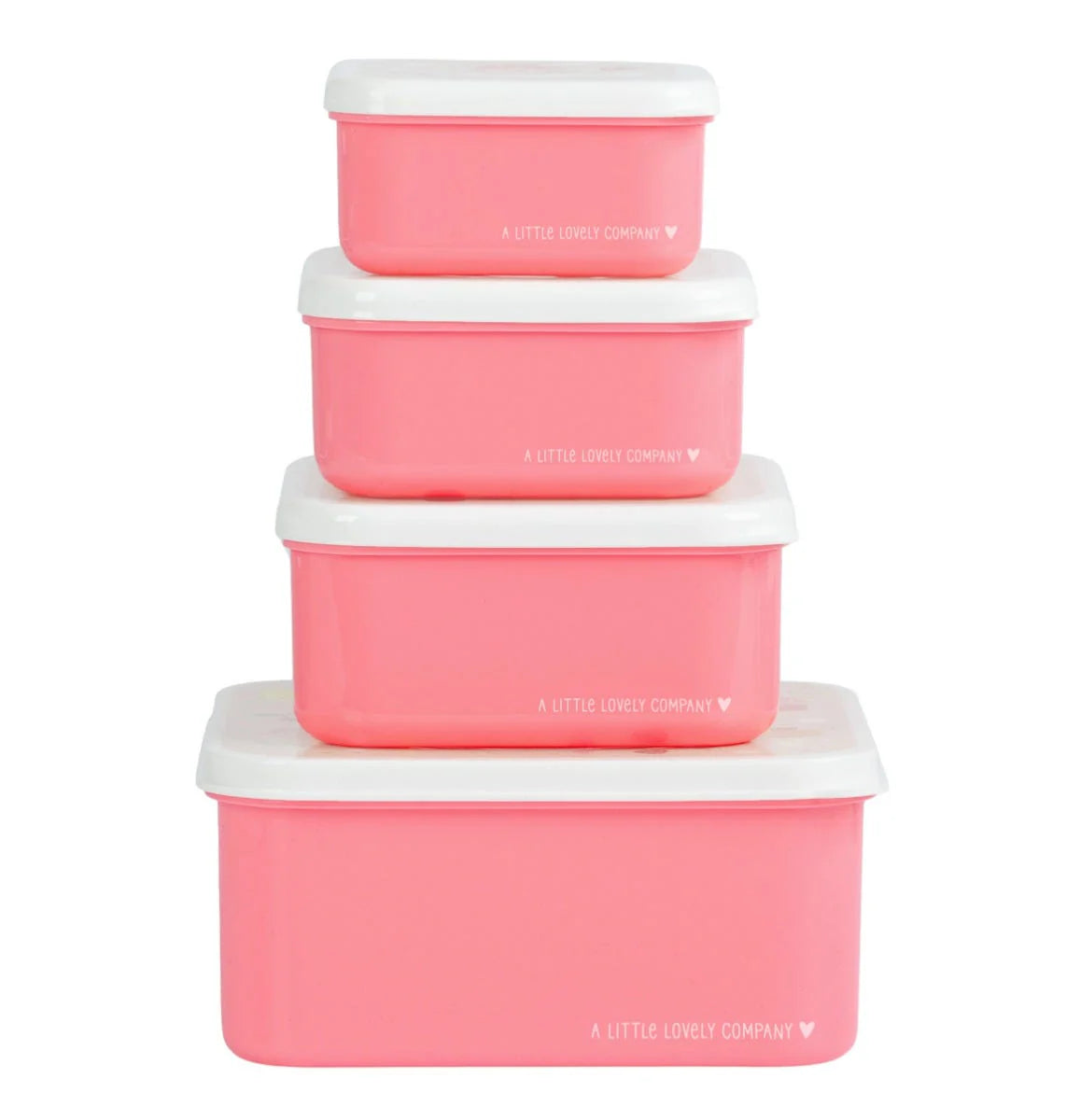 A Little Lovely Company A Little Lovely Company Lunch & Snackbox Set Ice Cream - Decomusy