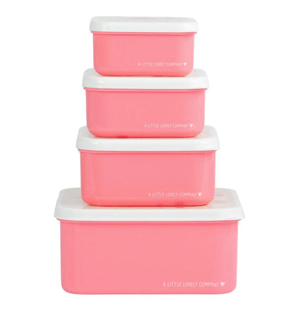 A Little Lovely Company A Little Lovely Company Lunch & Snackbox Set Ice Cream - Decomusy