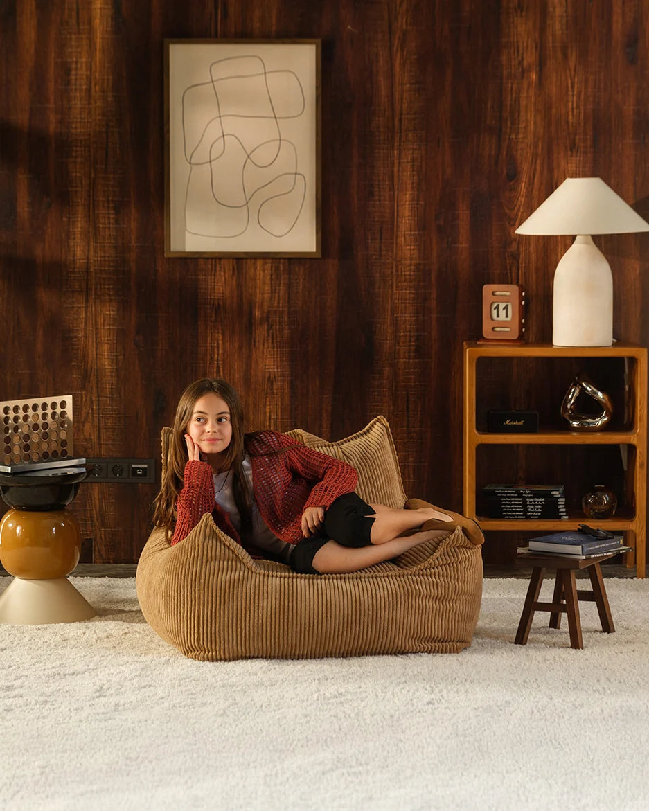 Wigiwama Club Chair Zitzak - 11-17 jaar - Toffee