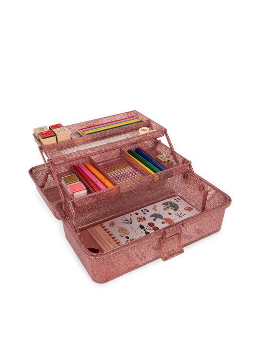 Konges Slojd Konges Slojd Creative Art Caddy - Glitter Rose - Decomusy