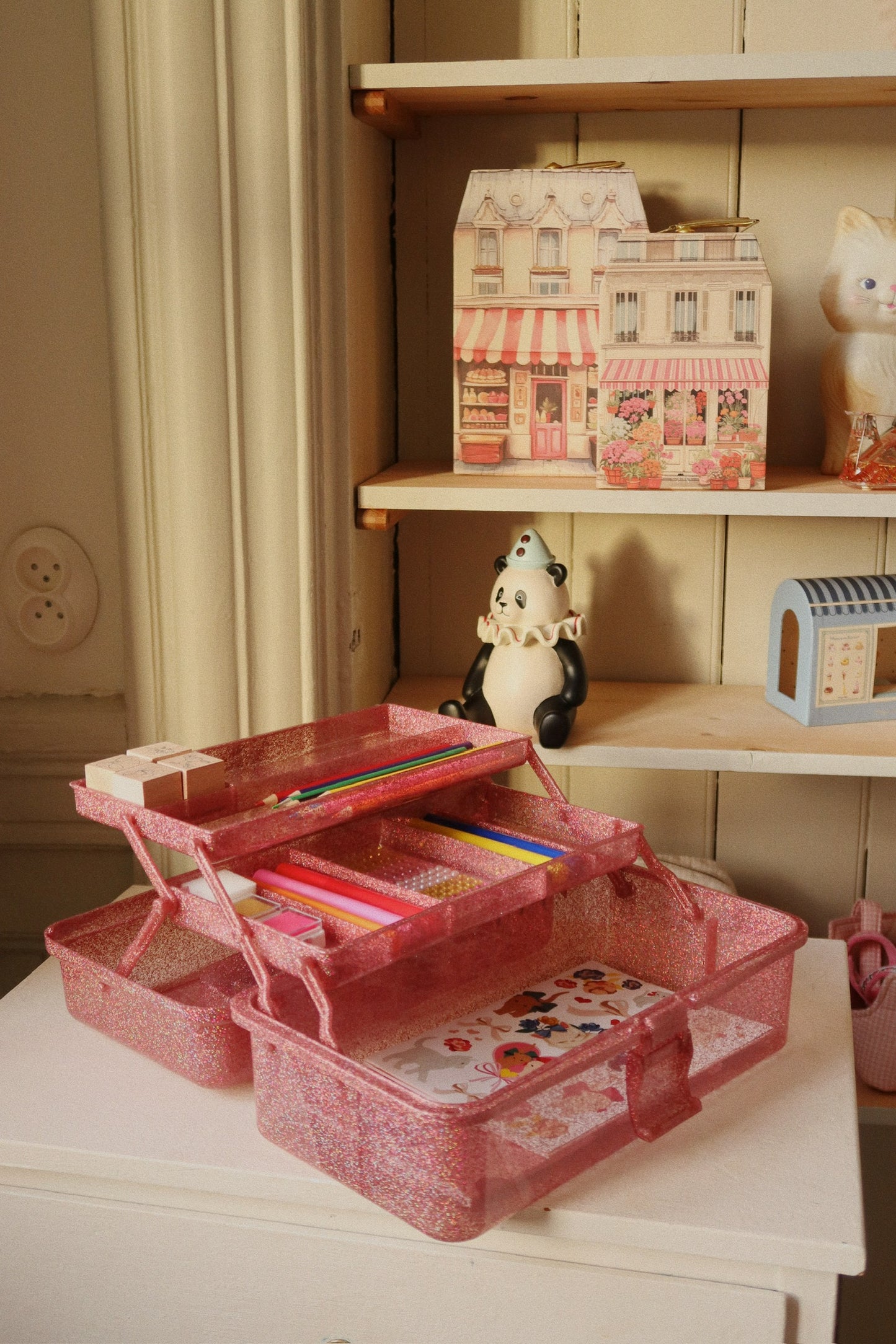 Konges Slojd Konges Slojd Creative Art Caddy - Glitter Rose - Decomusy