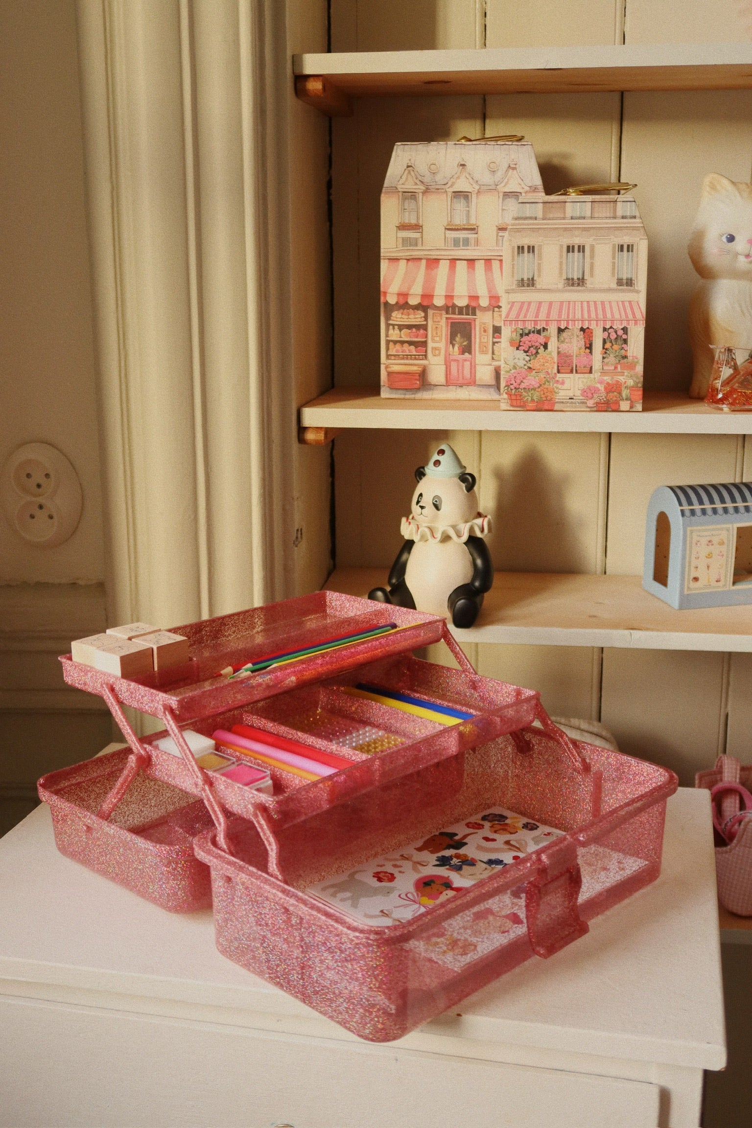 Konges Slojd Konges Slojd Creative Art Caddy - Glitter Rose - Decomusy