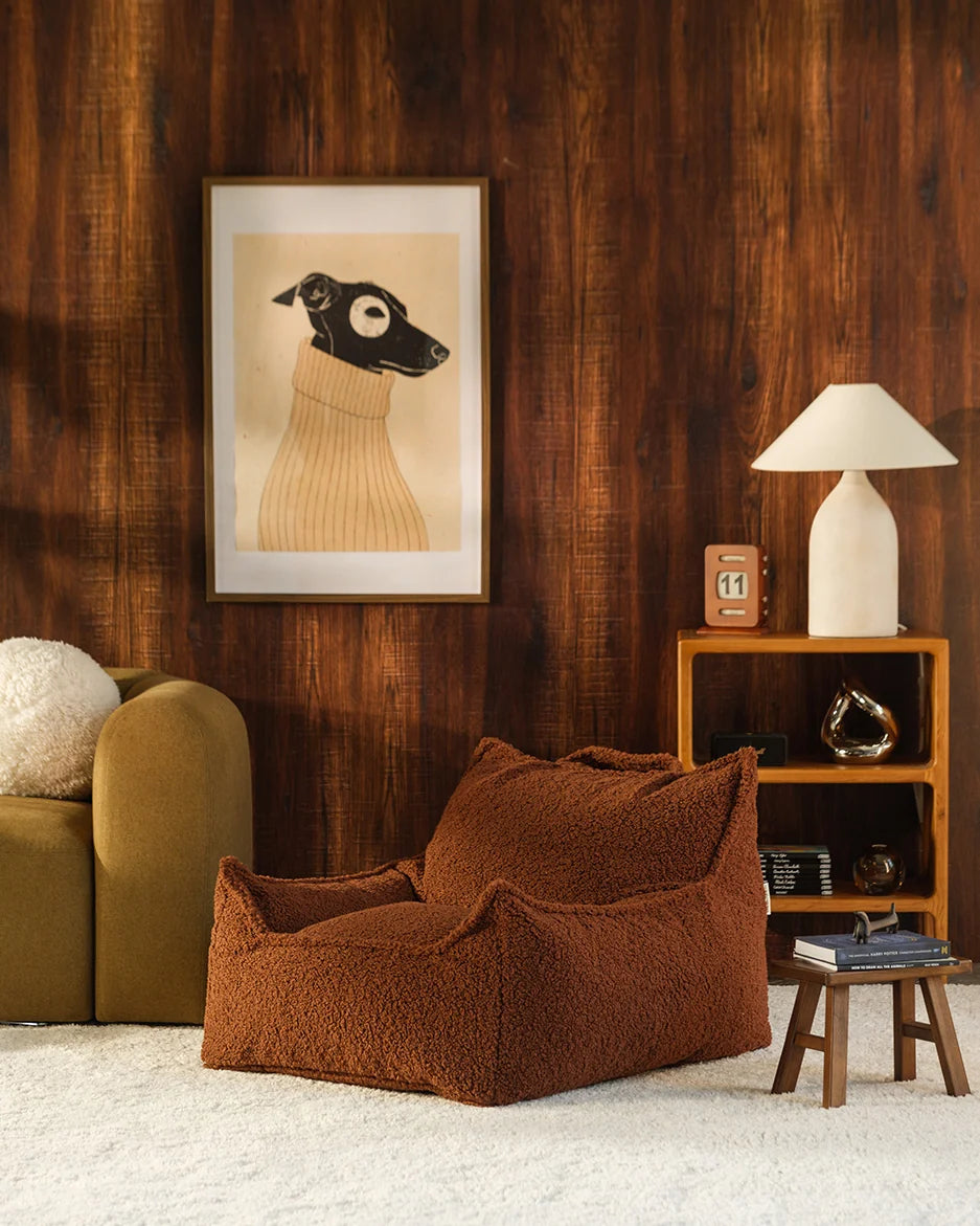 Wigiwama Club Chair Zitzak - 11-17 jaar - Warm Hazel