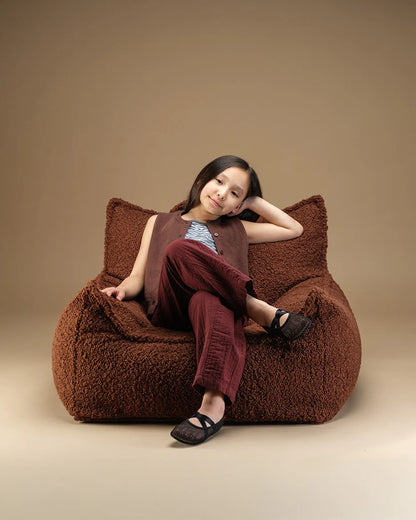 Wigiwama Club Chair Zitzak - 11-17 jaar - Warm Hazel