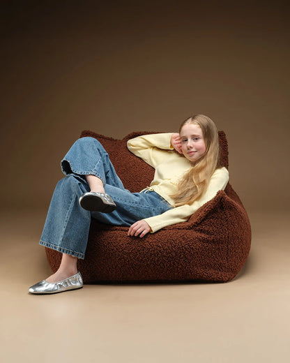 Wigiwama Club Chair Zitzak - 11-17 jaar - Warm Hazel