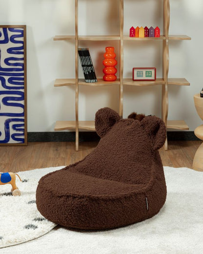 Wigiwama Wigiwama Bear Beanbag Chair Poef Teddy - Warm Hazel - Decomusy