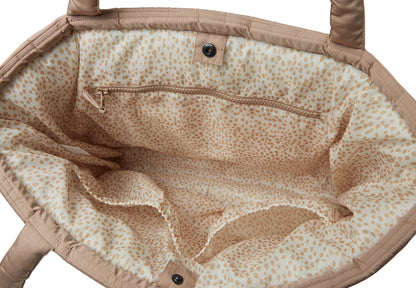 Jollein Jollein Luiertas Puffed Bag Tara - Biscuit - Decomusy