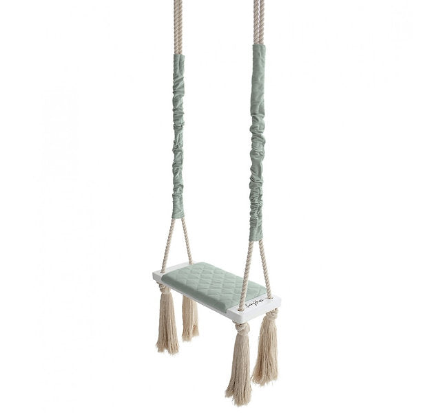 BabySteps BabySteps Schommel Wood Swing - Mintgreen - Decomusy