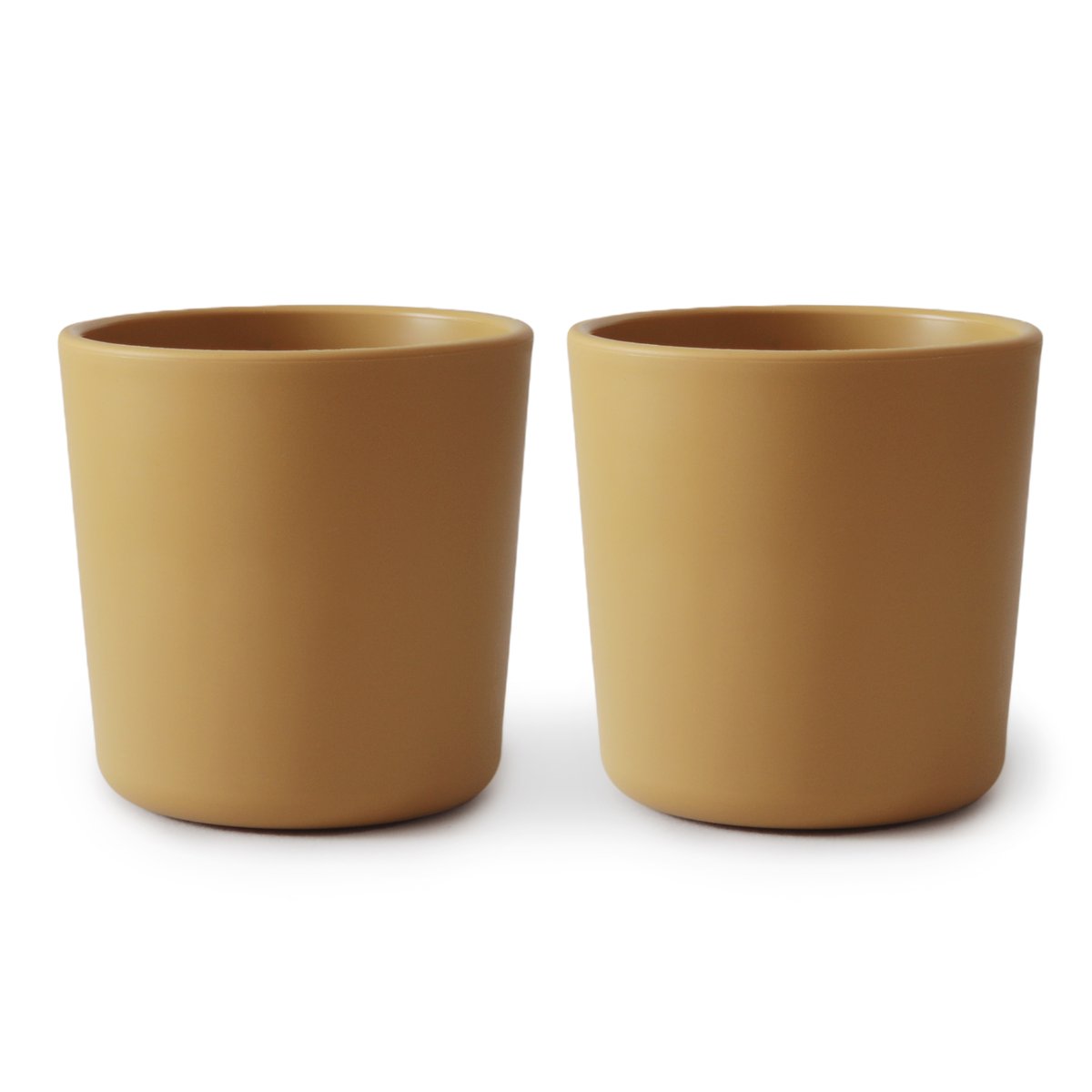 Mushie Mushie Cups Mustard 2-pack - Decomusy