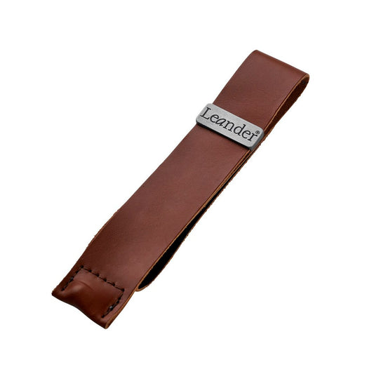 Leander Leander Band Leder Eetstoel Classic Brown - Decomusy