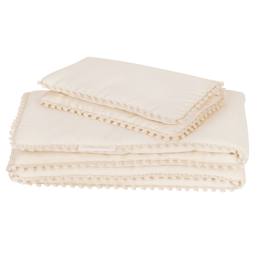 Cotton&Sweets Cotton&Sweets Baby Beddengoed Soft Vanilla (50x65cm) - Decomusy