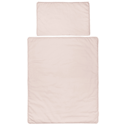 Cotton&Sweets Cotton&Sweets Baby Beddengoed Soft Powder Pink (50x65cm) - Decomusy