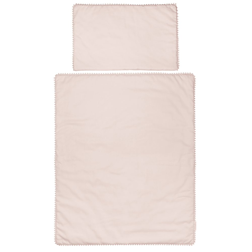 Cotton&Sweets Cotton&Sweets Baby Beddengoed Soft Powder Pink (50x65cm) - Decomusy