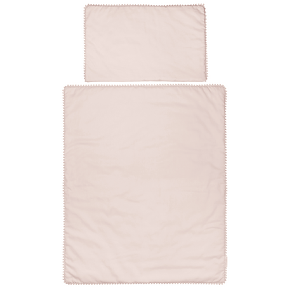 Cotton&Sweets Cotton&Sweets Baby Beddengoed Soft Powder Pink (80x100cm) - Decomusy