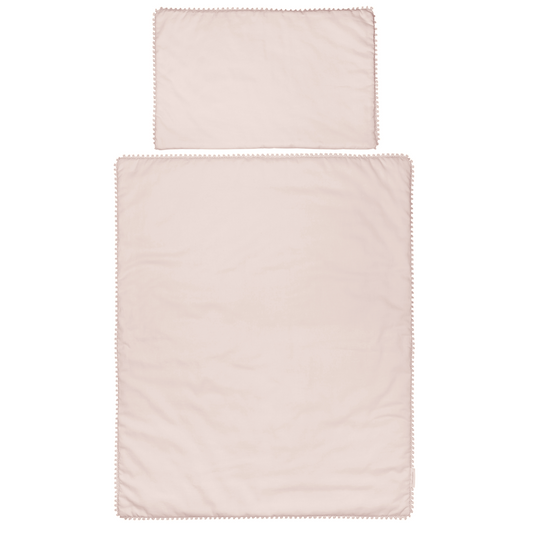 Cotton&Sweets Cotton&Sweets Baby Beddengoed Soft Powder Pink (80x100cm) - Decomusy