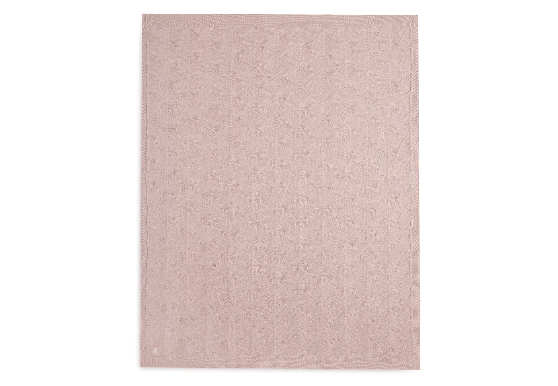 Jollein Jollein Deken Wieg 75x100cm Shell Knit Wild Rose - Decomusy