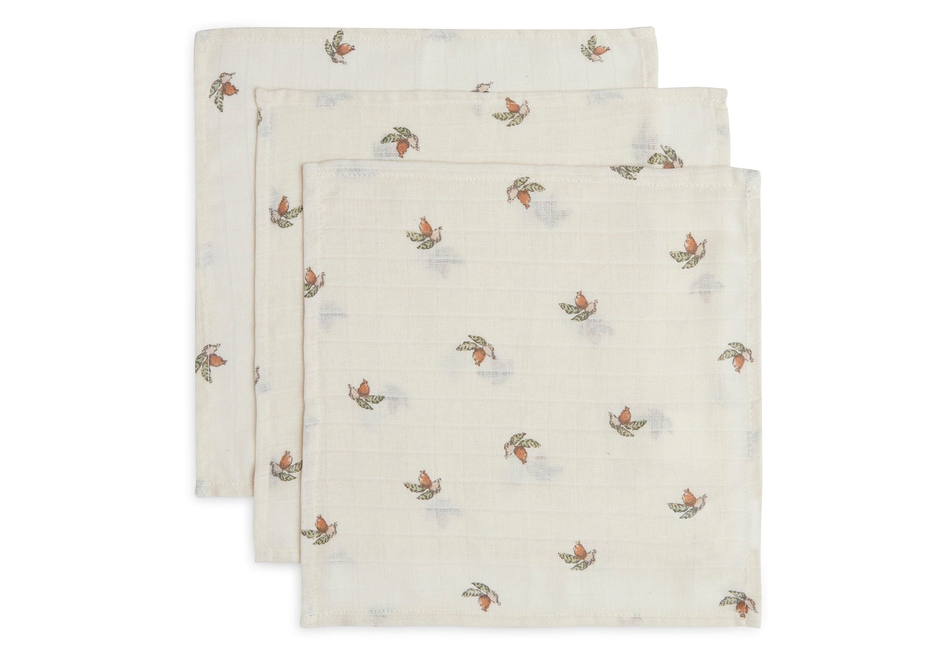 Jollein Jollein Hydrofiele Doek Small 70x70cm Rosehip - 3 Stuks - Decomusy