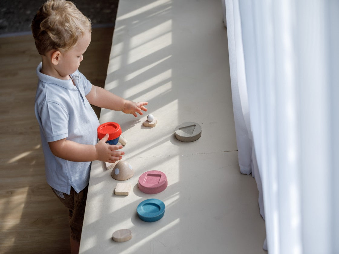Plan Toys Plan Toys Houten Stapeltoren Raket - Decomusy
