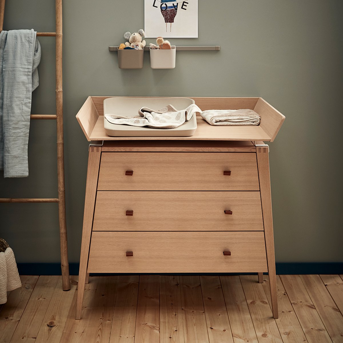 Leander Leander Commode Changing Unit Linea Eik - Decomusy