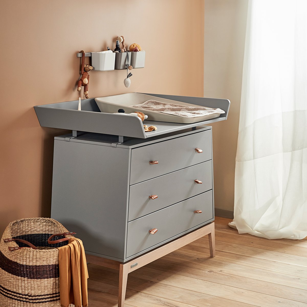 Leander Leander Commode Luna Eik Grey - Decomusy
