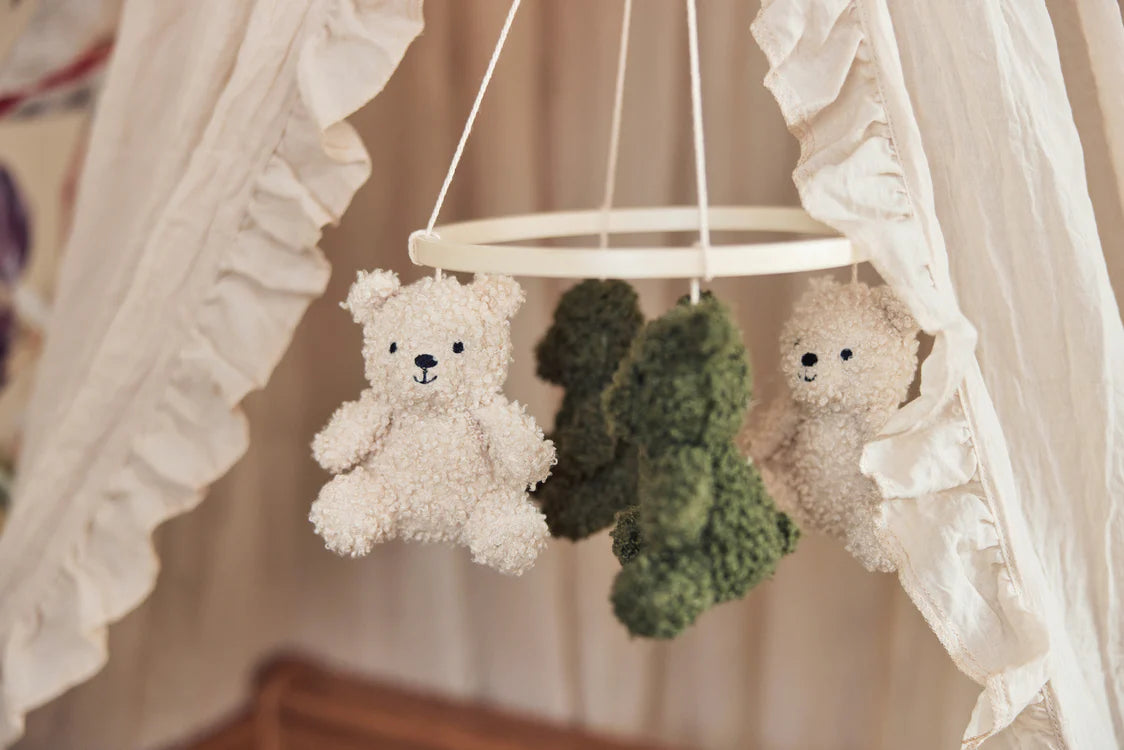 Jollein Jollein Baby Mobiel Teddy Bear Leaf Green/Naturel - Decomusy