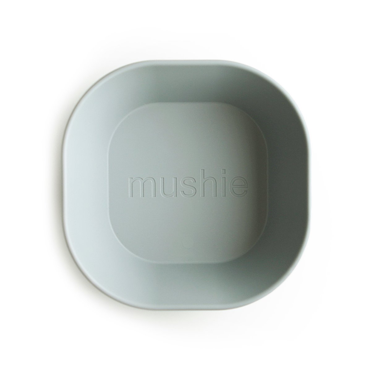 Mushie Mushie Bowls Vierkant Sage 2-pack - Decomusy