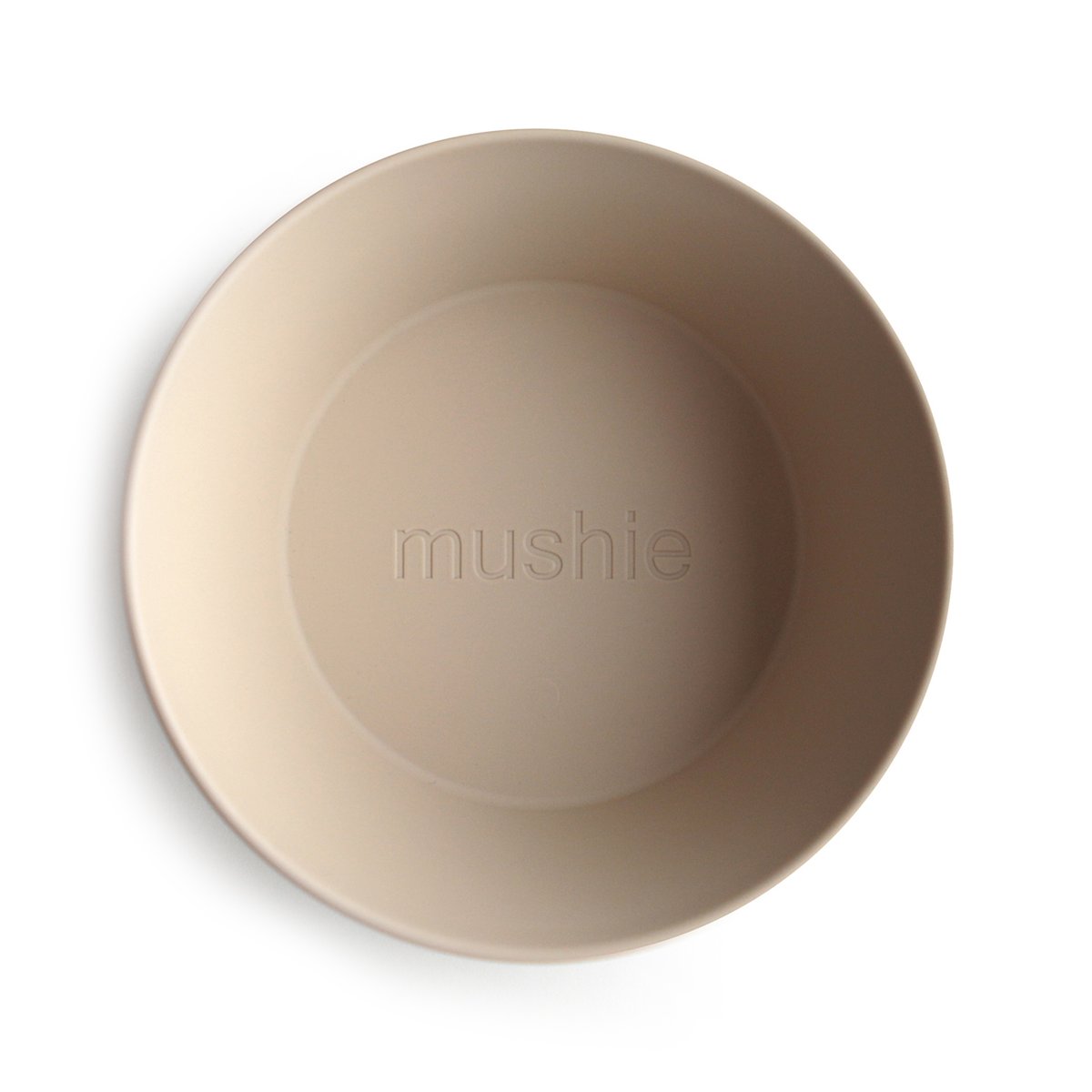 Mushie Mushie Bowls Rond Vanilla 2-pack - Decomusy