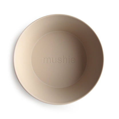Mushie Mushie Bowls Rond Vanilla 2-pack - Decomusy