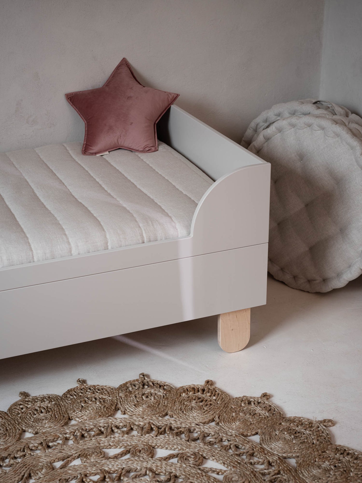 WoodLuck Peuterbed Basic Cashemere 80x200cm - Decomusy