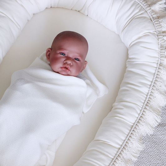 Cotton&Sweets Cotton & Sweets Boho Babynest "Vanille" - Decomusy