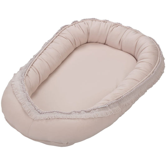Cotton&Sweets Cotton & Sweets Boho Babynest "Powder Pink" - Decomusy