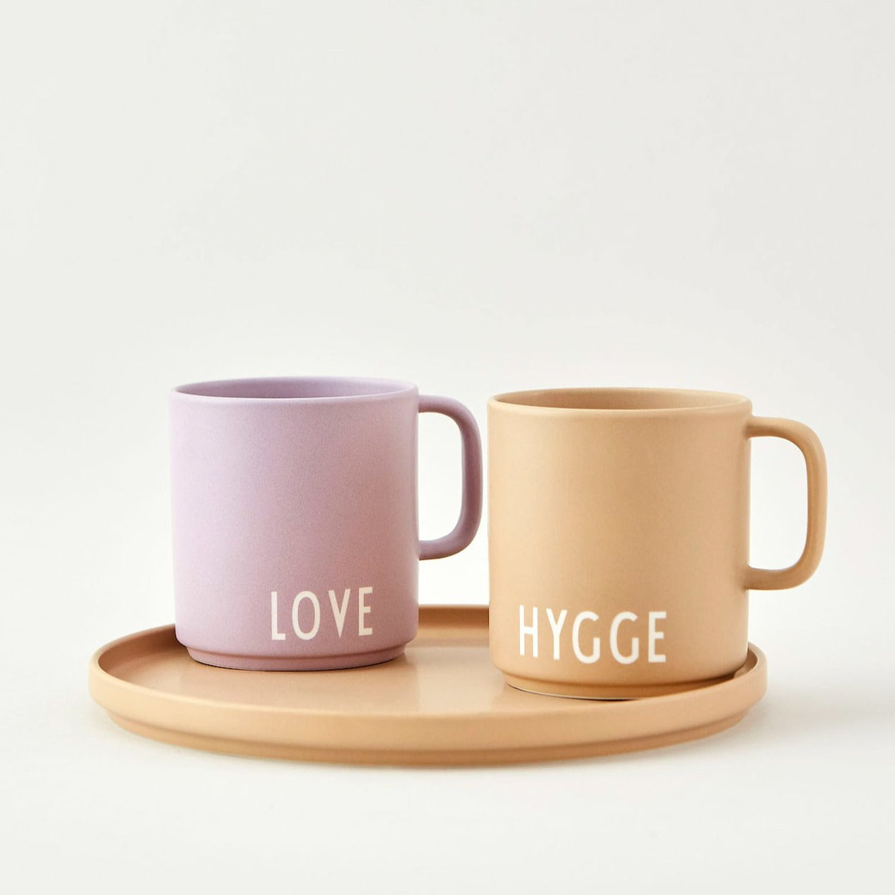 Design Letters Favorite Cup met Handvat - Love Lavender