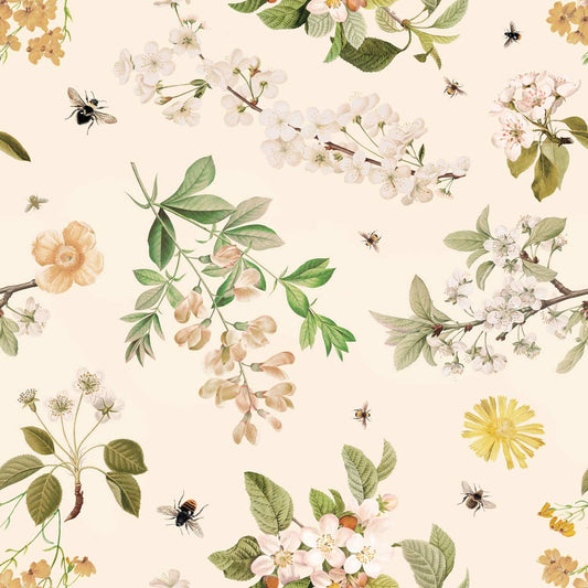 Dekornik Dekornik Behang "Lovely Bee Orchard" - Decomusy