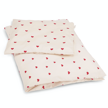 Konges Slojd Konges Slojd Baby Bedding - Amour Rouge - Decomusy