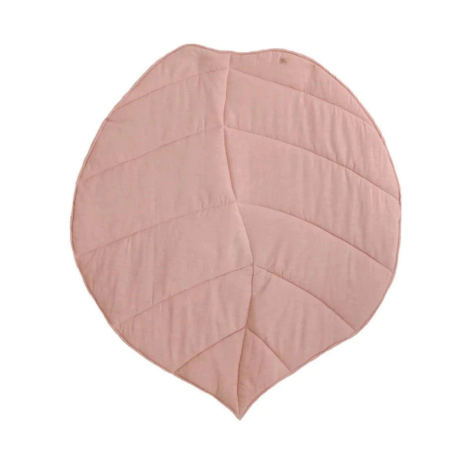 Moi Mili Moi Mili Linnen Speelkleed Leaf "Light Pink" - Decomusy