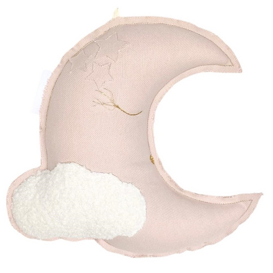 Cotton&Sweets Cotton & Sweets Mobiel "Louis Lune" - Powder Pink - Decomusy