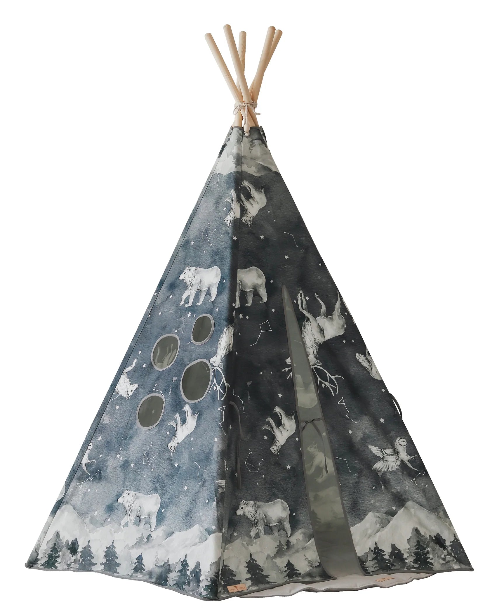 Moi Mili Moi Mili Tipi Tent Classic "Night Sky" - Decomusy